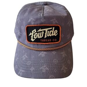 Low Tide Thread Co. Gray‎ Aztec Thunderbird Rope Adjustable Men's Snapback Hat